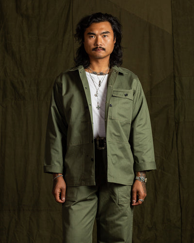 The Real McCoy's P-44 Utility Coat - Sage Green - Standard & Strange