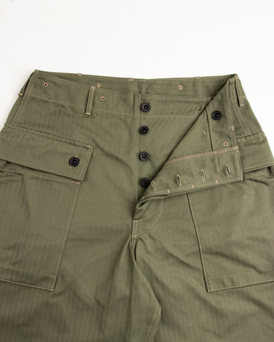 The Real McCoy's P-44 Utility Trousers - Sage Green - Standard & Strange
