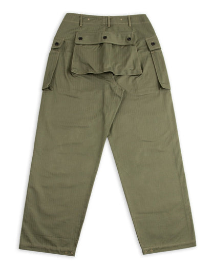 The Real McCoy's P-44 Utility Trousers - Sage Green - Standard & Strange