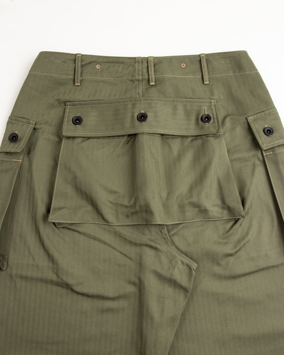 The Real McCoy's P-44 Utility Trousers - Sage Green - Standard & Strange