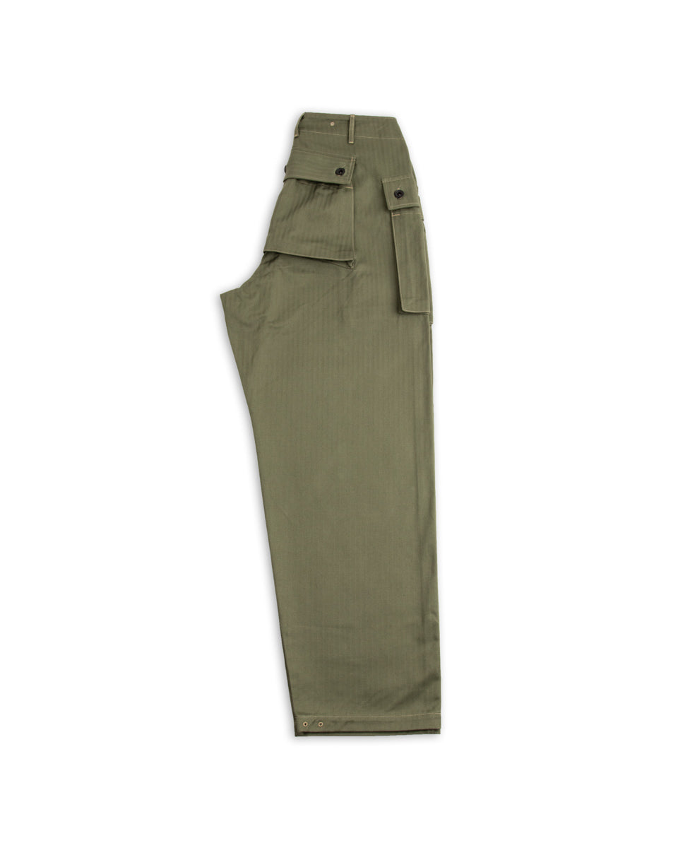 The Real McCoy's P-44 Utility Trousers - Sage Green - Standard & Strange