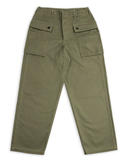 The Real McCoy's P-44 Utility Trousers - Sage Green - Standard & Strange
