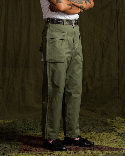 The Real McCoy's P-44 Utility Trousers - Sage Green - Standard & Strange