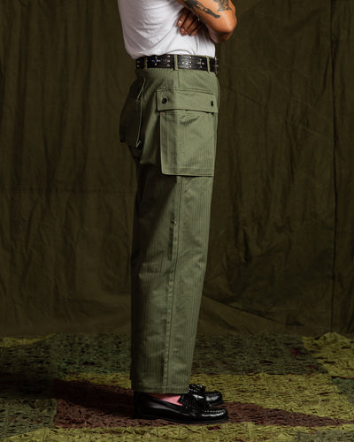 The Real McCoy's P-44 Utility Trousers - Sage Green - Standard & Strange
