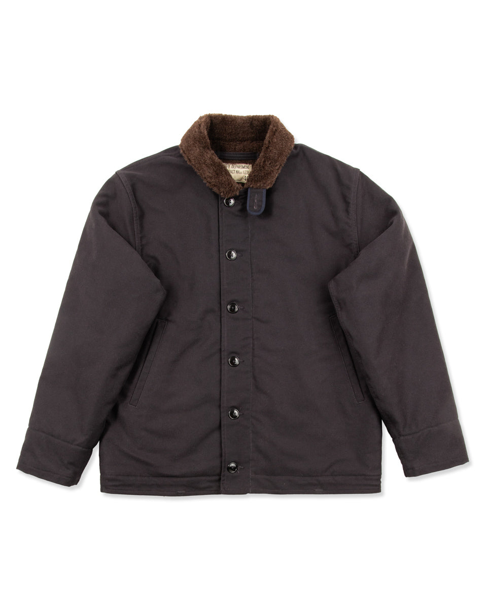 The Real McCoy's The Real McCoy's N-1 Deck Jacket (2021 Model) - Navy (Plain) - Standard & Strange