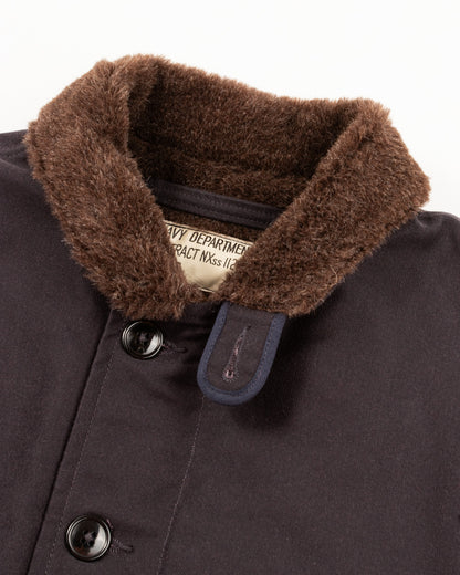 The Real McCoy's The Real McCoy's N-1 Deck Jacket (2021 Model) - Navy (Plain) - Standard & Strange