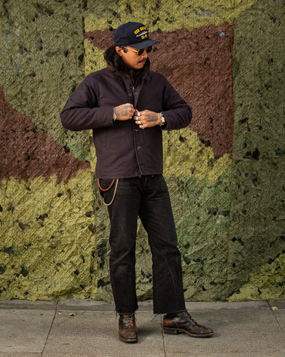 The Real McCoy's The Real McCoy's N-1 Deck Jacket (2021 Model) - Navy (Plain) - Standard & Strange