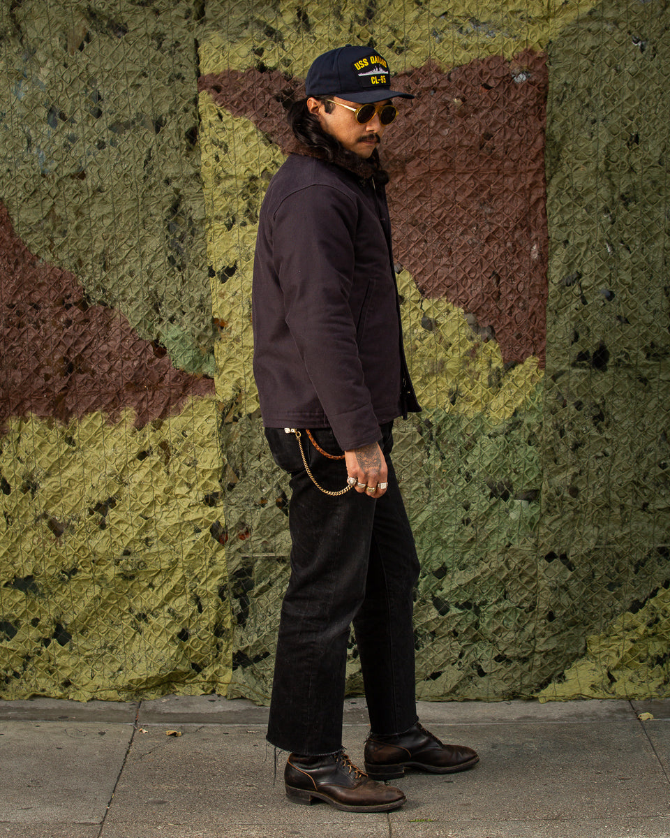 The Real McCoy's The Real McCoy's N-1 Deck Jacket (2021 Model) - Navy (Plain) - Standard & Strange