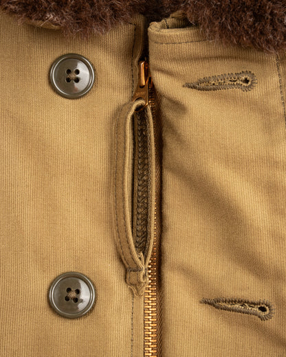 The Real McCoy's The Real McCoy's N-1 Deck Jacket (2022 Model) - Khaki (Plain) - Standard & Strange