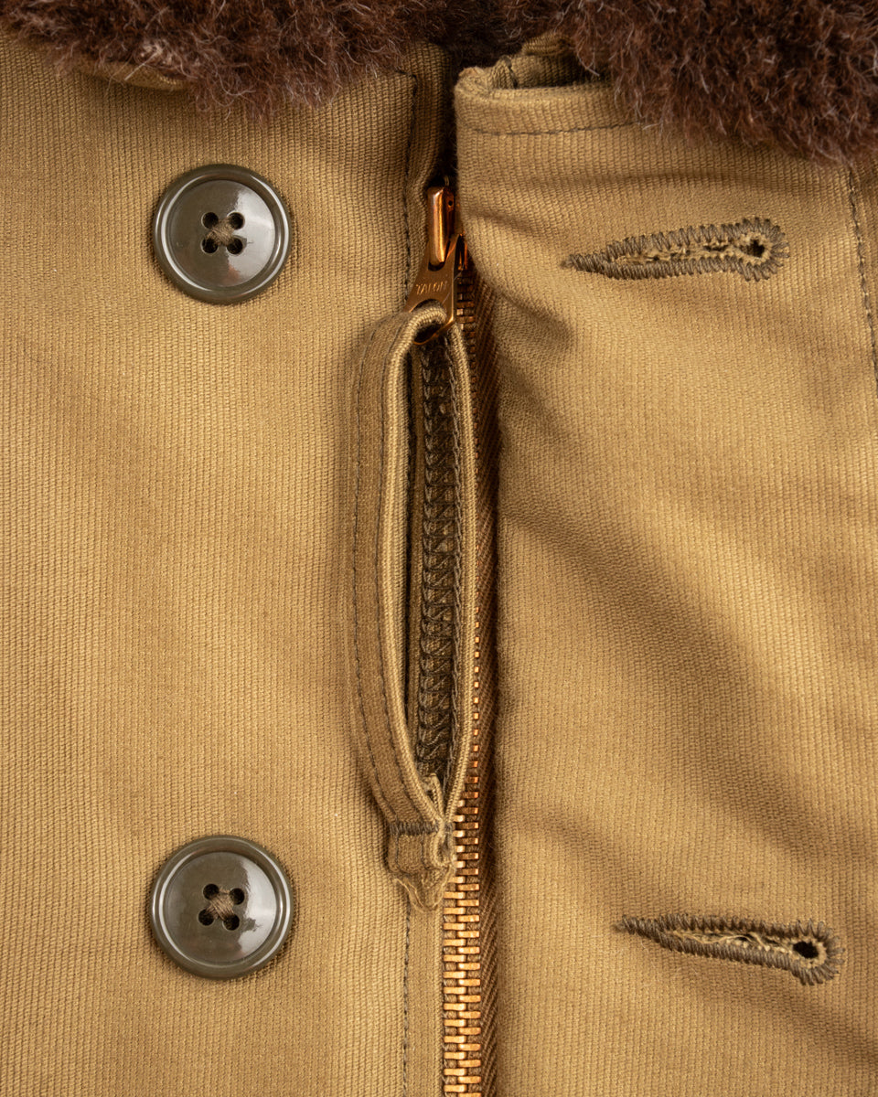 The Real McCoy's The Real McCoy's N-1 Deck Jacket (2022 Model) - Khaki (Plain) - Standard & Strange