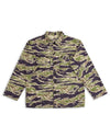 The Real McCoy's Tiger Camouflage Shirt - Late War Green - Standard & Strange