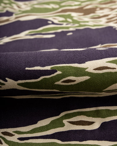 The Real McCoy's Tiger Camouflage Shirt - Late War Green - Standard & Strange