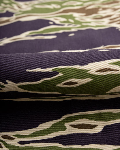 The Real McCoy's Tiger Camouflage Shirt - Late War Green - Standard & Strange