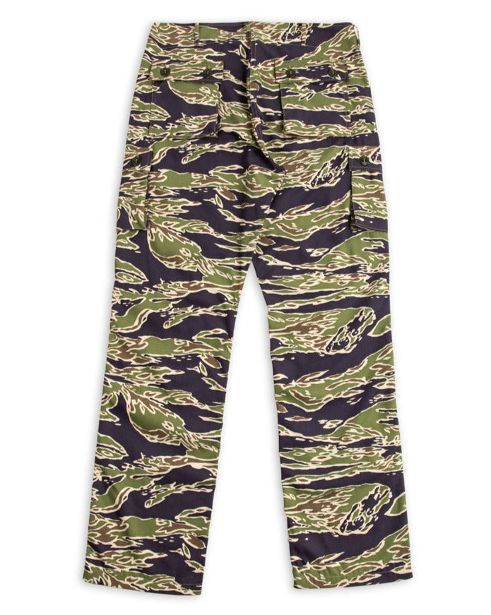 The Real McCoy's Tiger Camouflage Trousers - Late War Green - Standard & Strange