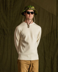 The Real McCoy's U.S. Army Military Thermal Shirt - Ivory - Standard & Strange