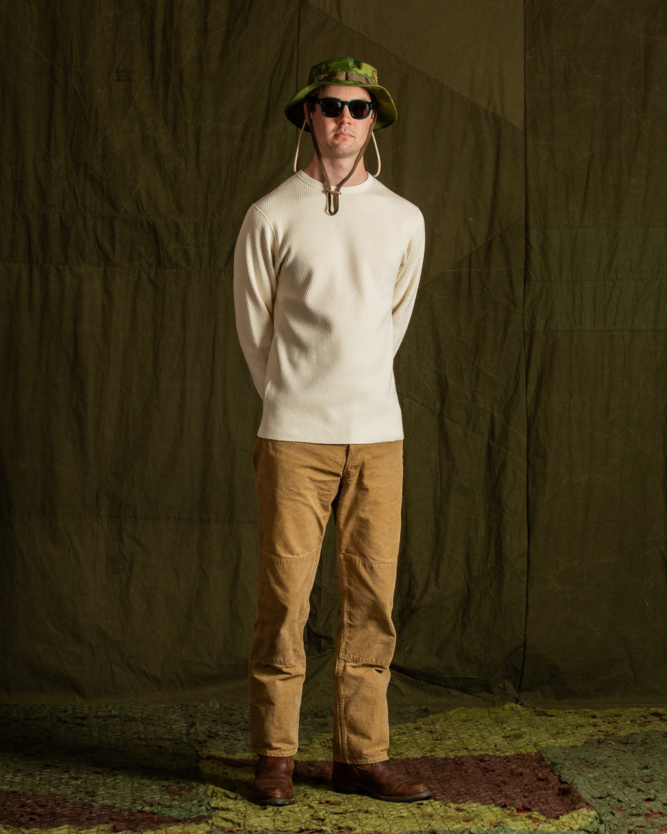 The Real McCoy's U.S. Army Military Thermal Shirt - Ivory