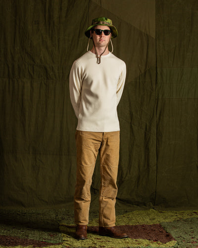 The Real McCoy's U.S. Army Military Thermal Shirt - Ivory - Standard & Strange