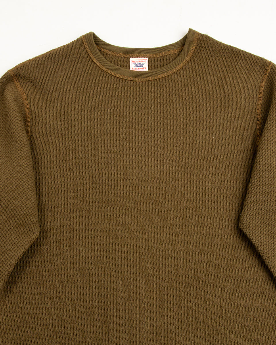 The Real McCoy's U.S. Army Military Thermal Shirt - Olive