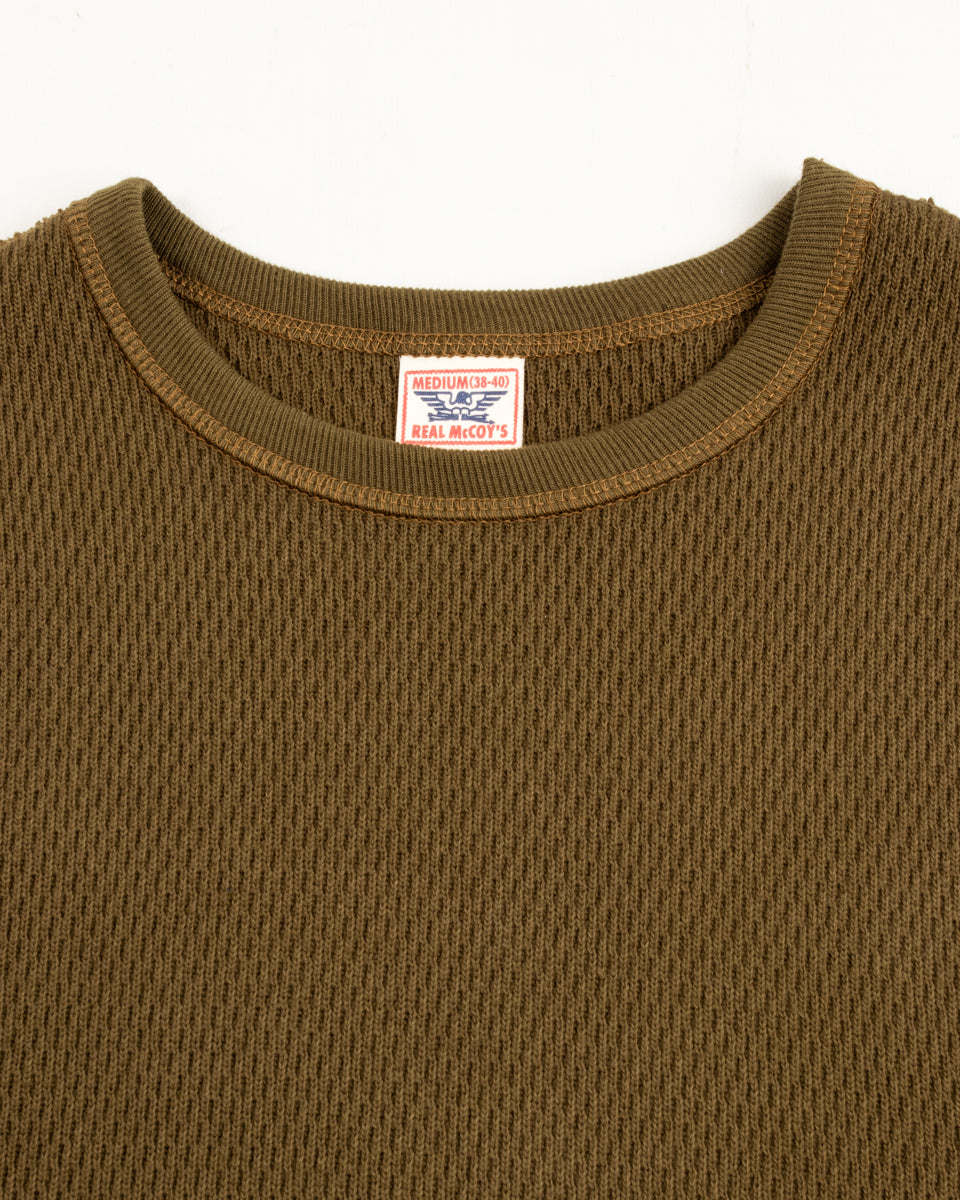 The Real McCoy's U.S. Army Military Thermal Shirt - Olive - Standard & Strange