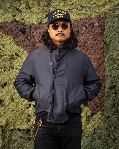 The Real McCoy's U.S.N. M-43 Deck Jacket - Navy - Standard & Strange