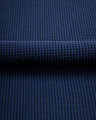 The Real McCoy's Waffle Thermal Shirt S/S - Navy - Standard & Strange