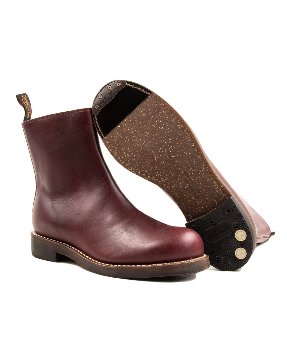 Rolling Dub Trio Casper Side Zip Boot - Burgundy CXL – Standard 