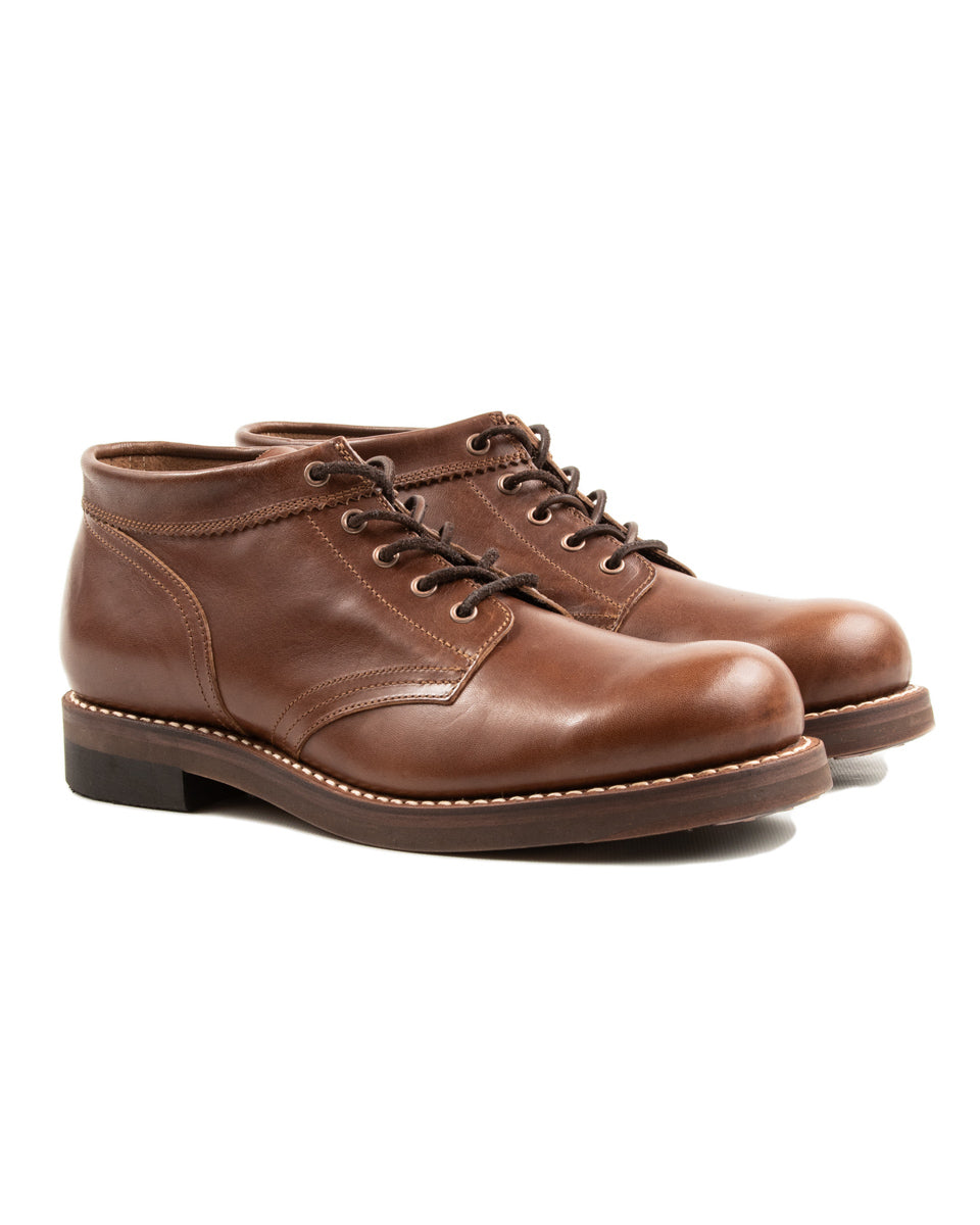 Rolling Dub Trio Coupen Mid-Cut Boot - Brown Horsehide - Standard & Strange