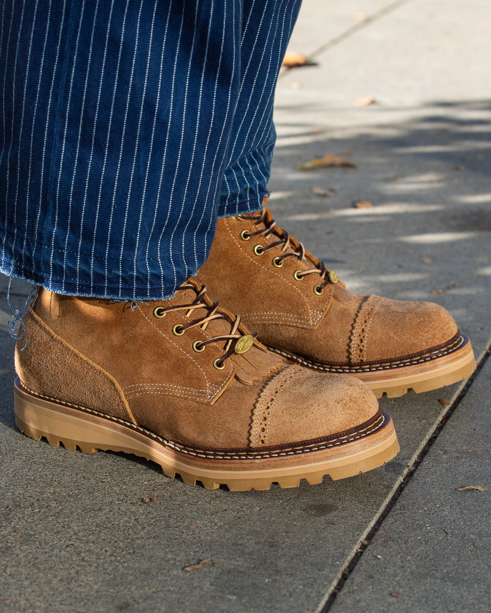 Forester II Boot #1276 - Dark Beige Suede