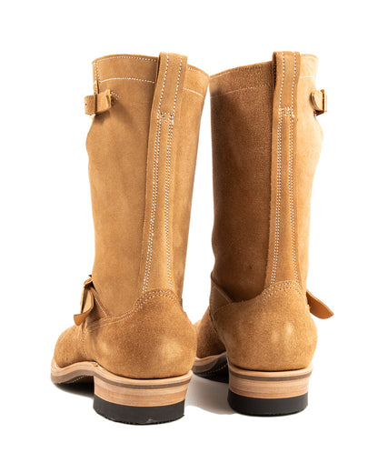 Rolling Dub Trio Griffin Engineer Boot - Dark Beige Suede - Standard & Strange