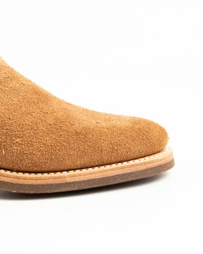 Rolling Dub Trio Griffin Engineer Boot - Dark Beige Suede - Standard & Strange