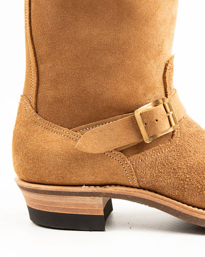 Rolling Dub Trio Griffin Engineer Boot - Dark Beige Suede - Standard & Strange