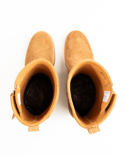 Rolling Dub Trio Griffin Engineer Boot - Dark Beige Suede - Standard & Strange