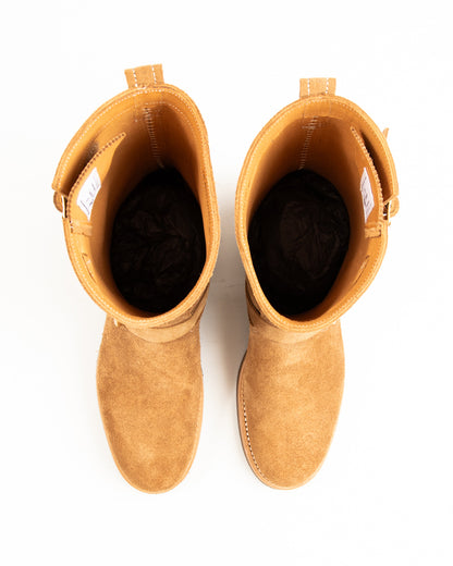 Rolling Dub Trio Griffin Engineer Boot - Dark Beige Suede - Standard & Strange