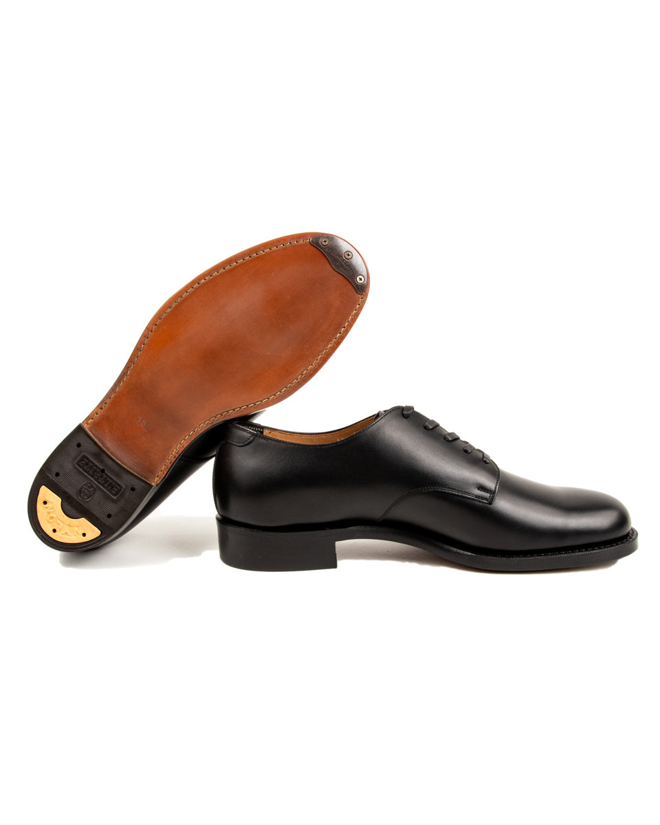 Rolling Dub Trio Masterpiece Derby Shoes - Black Japanese Box Calf - Standard & Strange