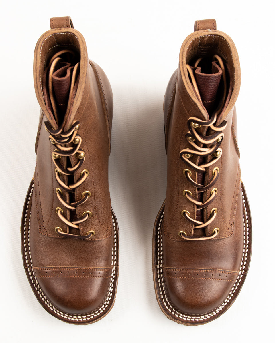 Rolling Dub Trio Roots 6" Boot - Brown Horsebutt - Standard & Strange