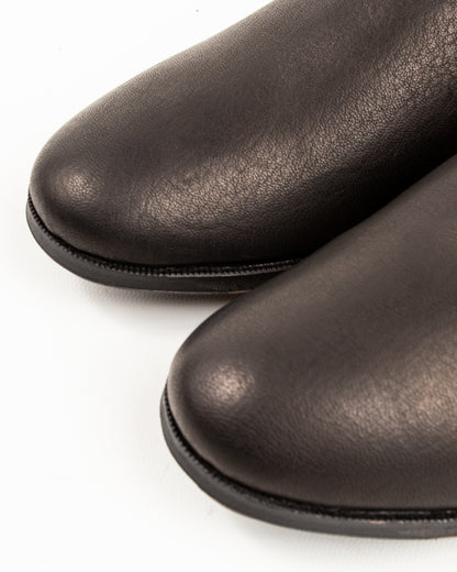 Rolling Dub Trio Swan Slip On - Black Deerskin - Standard & Strange