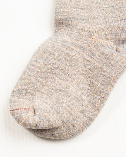 RoToTo Double Face Merino/Organic Cotton Socks - Gray/Brown - Standard & Strange