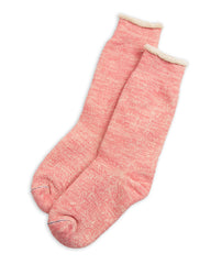 RoToTo Double Face Merino/Organic Cotton Socks - Pink - Standard & Strange