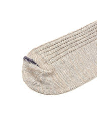 RoToTo Hemp/Organic Cotton Stripe Socks - Gray/Purple Haze - Standard & Strange