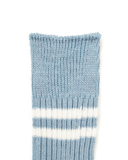 RoToTo Hemp/Organic Cotton Stripe Socks - Morning Blue/White - Standard & Strange