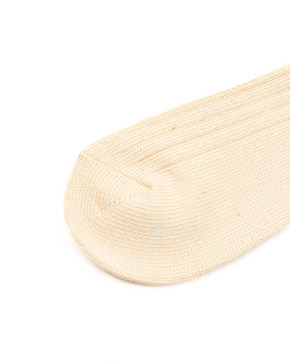 RoToTo Organic Cotton Daily 3-pack Sock - Ecru - Standard & Strange