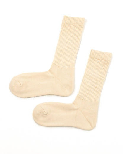 RoToTo Organic Cotton Daily 3-pack Sock - Ecru - Standard & Strange