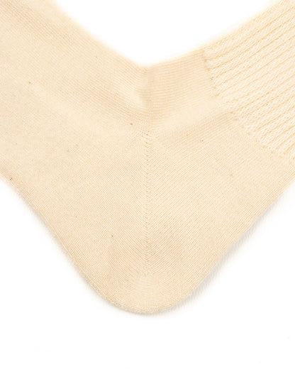 RoToTo Organic Cotton Daily 3-pack Sock - Ecru - Standard & Strange
