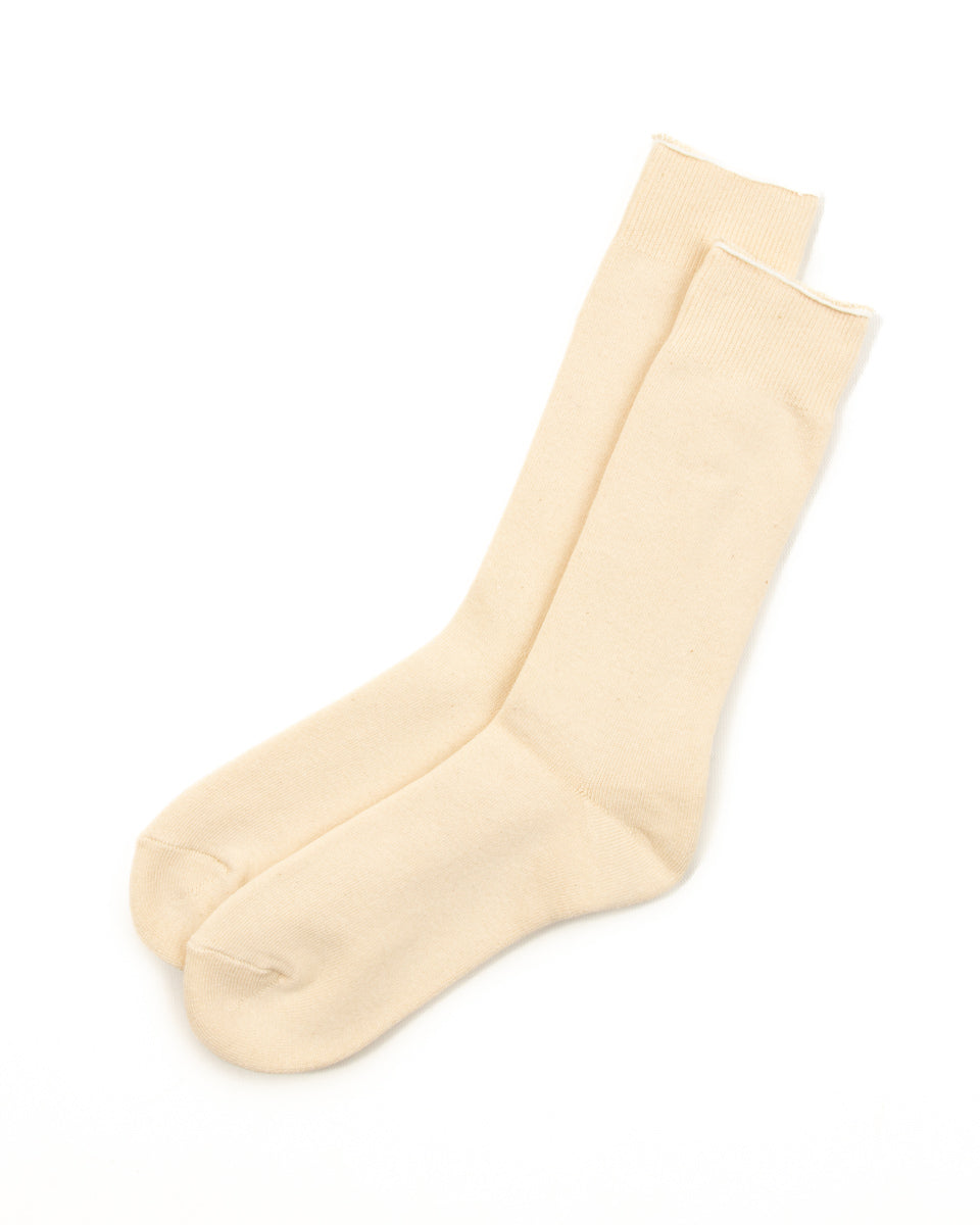 RoToTo Organic Cotton Daily 3-pack Sock - Ecru - Standard & Strange