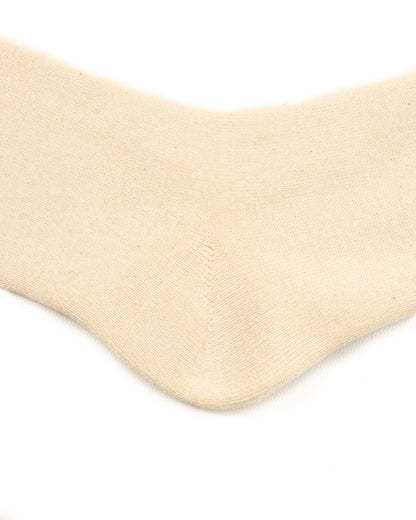 RoToTo Organic Cotton Daily 3-pack Sock - Ecru - Standard & Strange