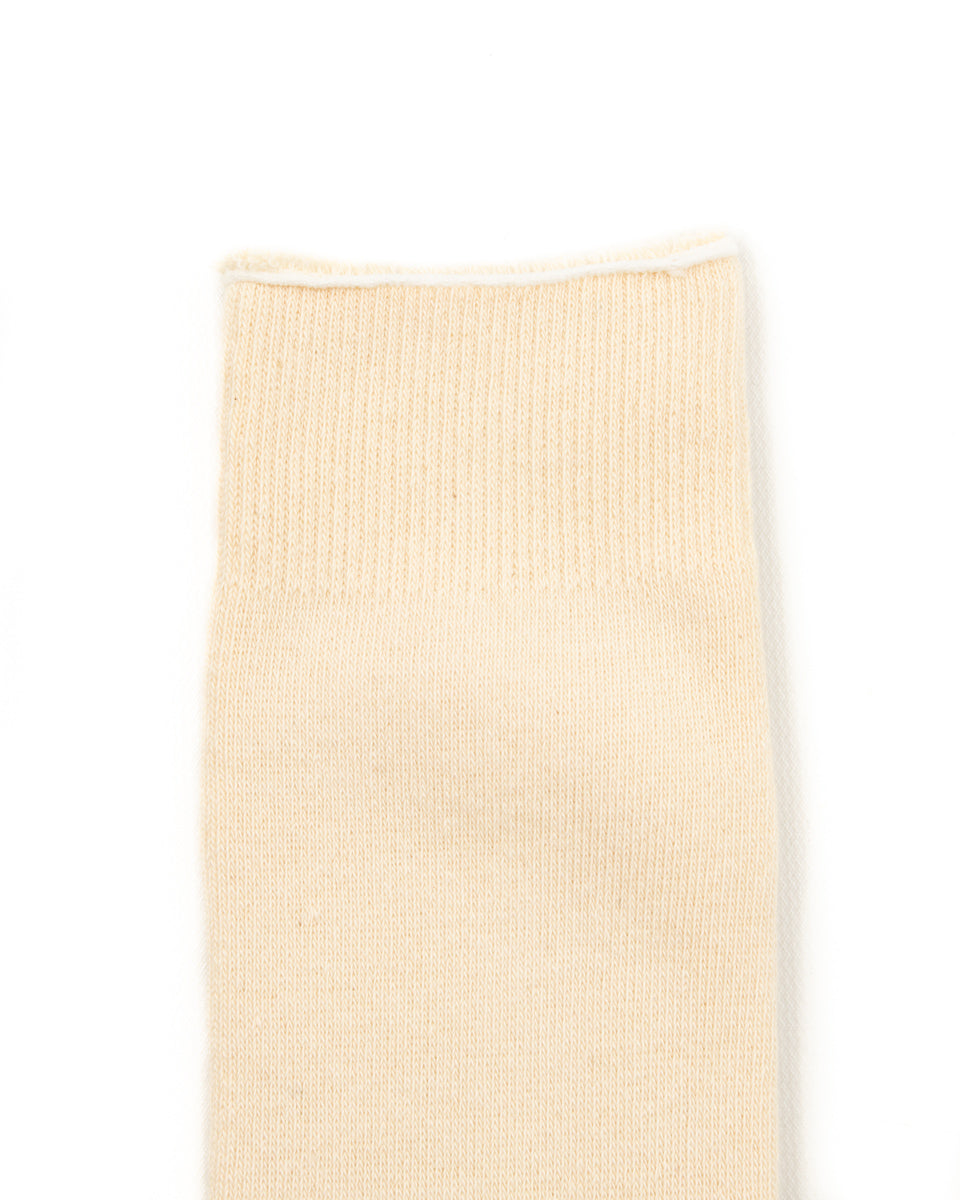 RoToTo Organic Cotton Daily 3-pack Sock - Ecru - Standard & Strange