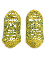 RoToTo Pile Socks Slipper - Dark Green/Light Green - Standard & Strange