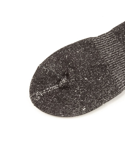 RoToTo Washi Pile Crew Socks - Charcoal - Standard & Strange