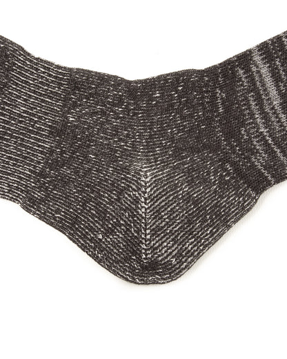 RoToTo Washi Pile Crew Socks - Charcoal - Standard & Strange