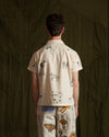 Samuel Zelig Embroidered Camp Shirt - Natural/Black - Standard & Strange